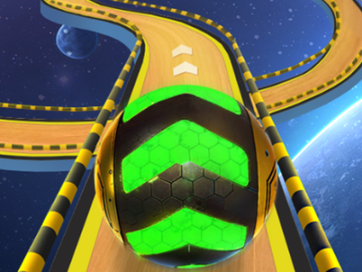Rolling Balls Space Race background
