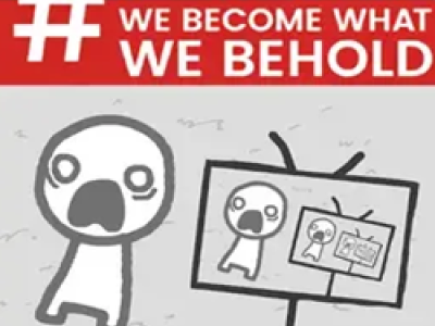 We Become What We Behold background