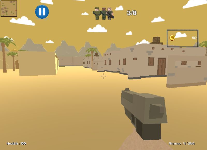 Minecraft Pixel Warfare Screenshot